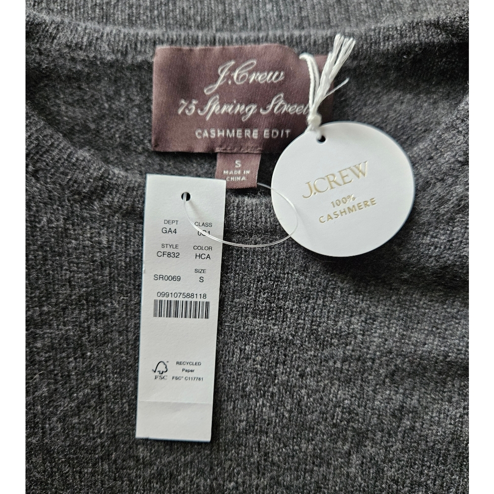 J.Crew Spring Street long-sleeve cashmere sweater-dress - Picture 8 of 9